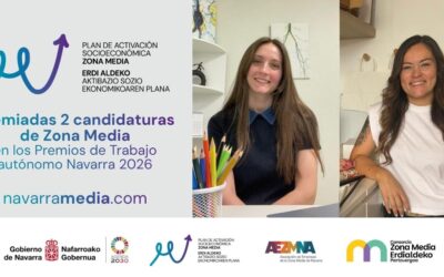 2 candidaturas de Zona Media galardonadas en los premios de Trabajo Autónomo Navarra 2026