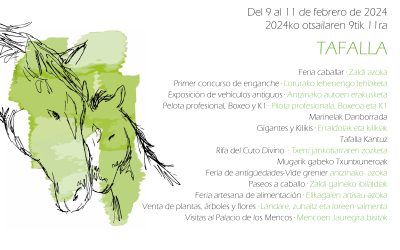 Tafalla celebra sus ferias tradicionales del 9 al 11 de febrero