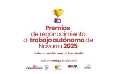 6 candidaturas de la Zona Media para los Premios de Trabajo Autónomo Navarra 2025