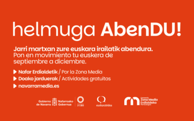 Helmuga AbenDU! 15 actividades gratuitas para poner en movimiento tu euskera de septiembre a diciembre