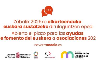 Abierto el plazo para las ayudas de fomento del euskera a asociaciones 2026