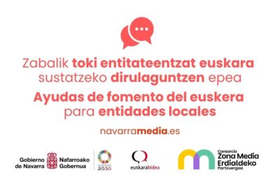 Zabalik 2026ko toki entitateentzat euskara sustatzeko dirulaguntzen epea