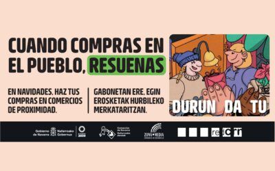 La campaña DURUNDATU impulsa el comercio de proximidad esta navidad en Zona Media