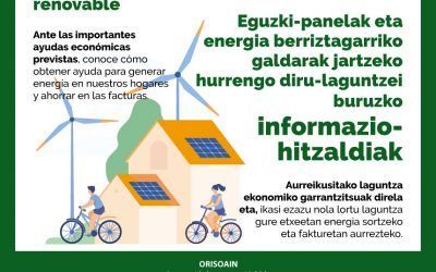 Charlas sobre las próximas subvenciones para colocar placas solares y calderas renovables en nuestras casas