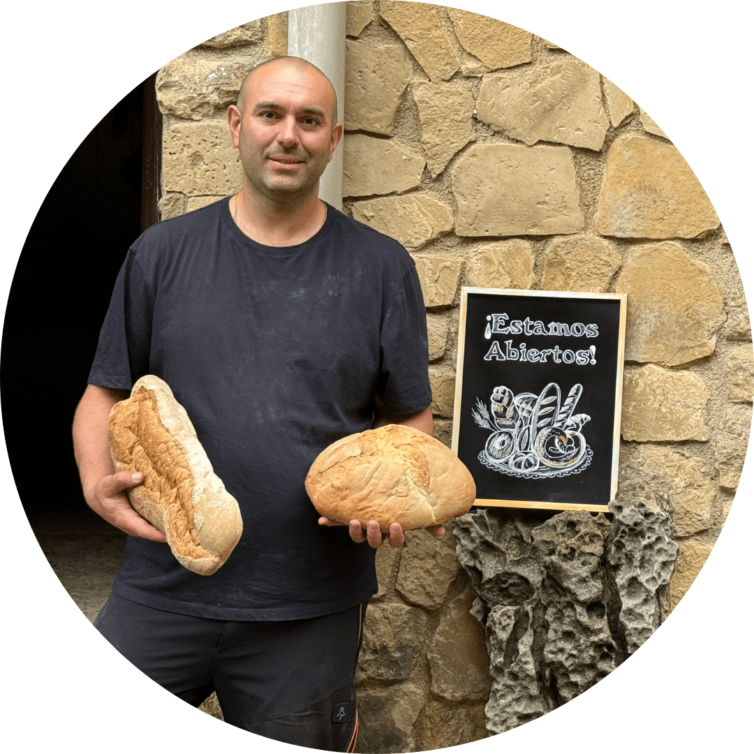 Markel San Martín Zubiri de la Panadería de Ujué