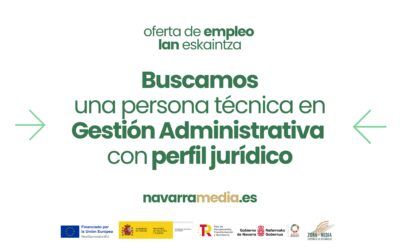 Contratación de una persona técnica en Gestión Administrativa con perfil jurídico
