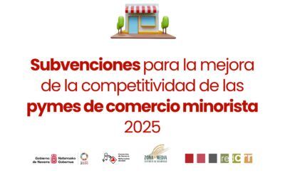 Solicita la subvención para la mejora de competitividad de pymes de comercio minorista 2025
