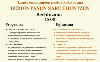 Día Internacional de las Mujeres Rurales «Tejiendo Redes de Igualdad» /  Landa Emakumeen Nazioarteko Eguna «Berdintasun Sareak Ehuntzen»